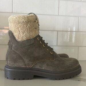 Brand New Moncler Suede Boots Size 36
